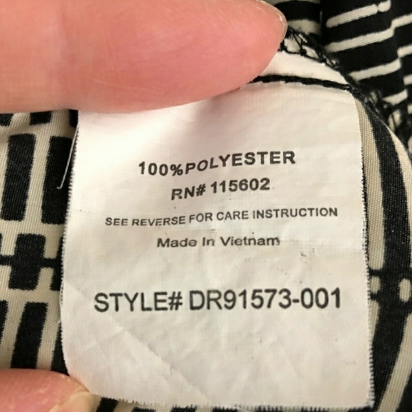 Lush Modern Geo Print Racerback Tank Dress - Picture 6 of 6